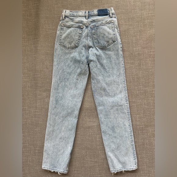 Abercrombie and Fitch 90s straight leg Ultra high-rise cross button jeans 28/6R - Picture 10 of 14